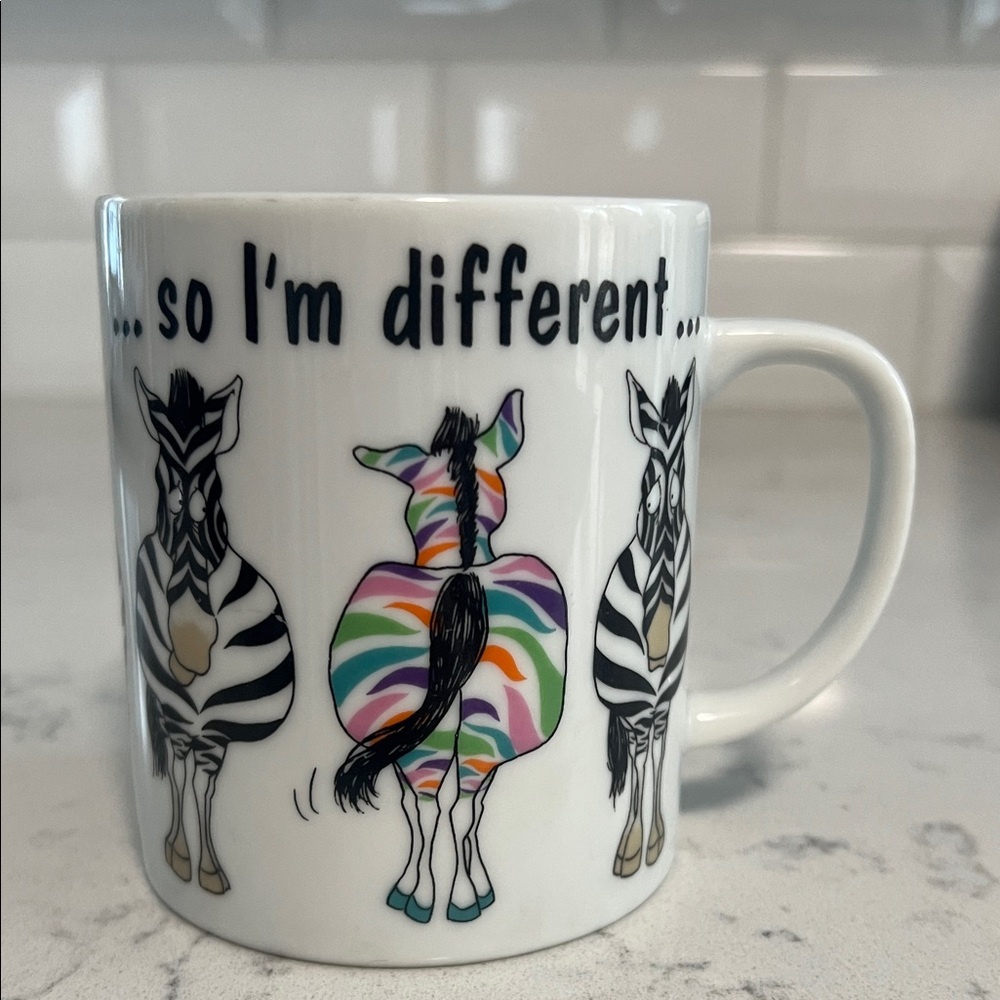 So I’m different! Coffee cup